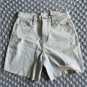 Distressed Jean Shorts